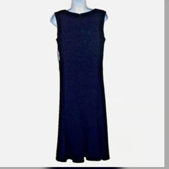 Coldwater Creek Black Fit and Flare Dress Petite 10 10P NWT Brand New - Picture 2 of 2